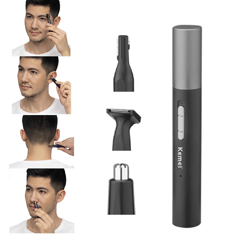 Men'S Grooming Facial - ماكينة تشذيب شعر الأنف القابلة لإعادة