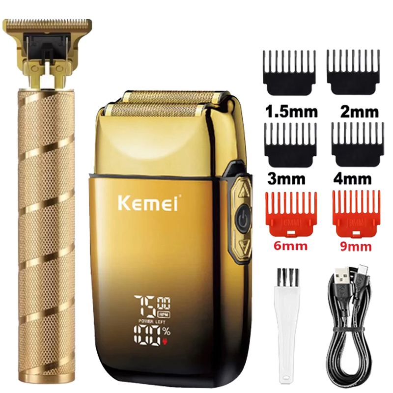 Men'S Grooming Boxes - ماكينة حلاقة كهربائية Kemei KM-TX10 T9،