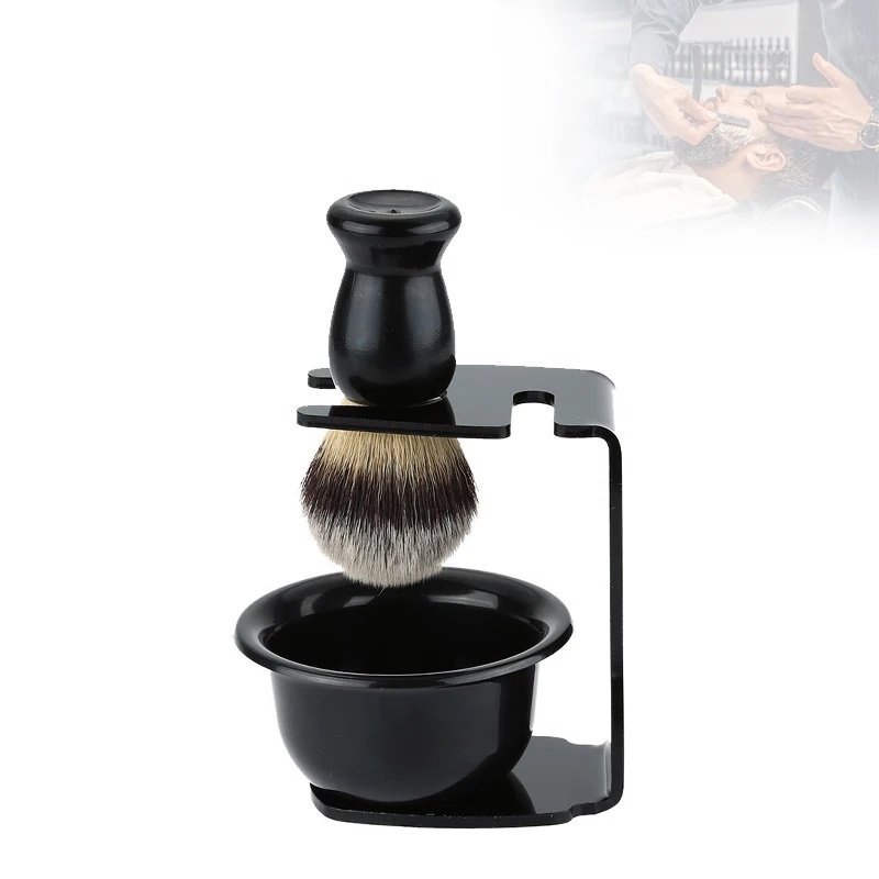 فرشاة حلاقة ووعاء مع حامل أكري - مراجعة Men'S Grooming Facial وسعره