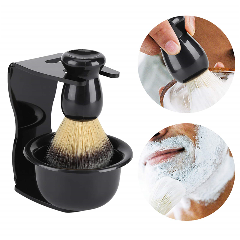 فرشاة حلاقة ووعاء مع حامل أكري - مراجعة Men'S Grooming Facial وسعره