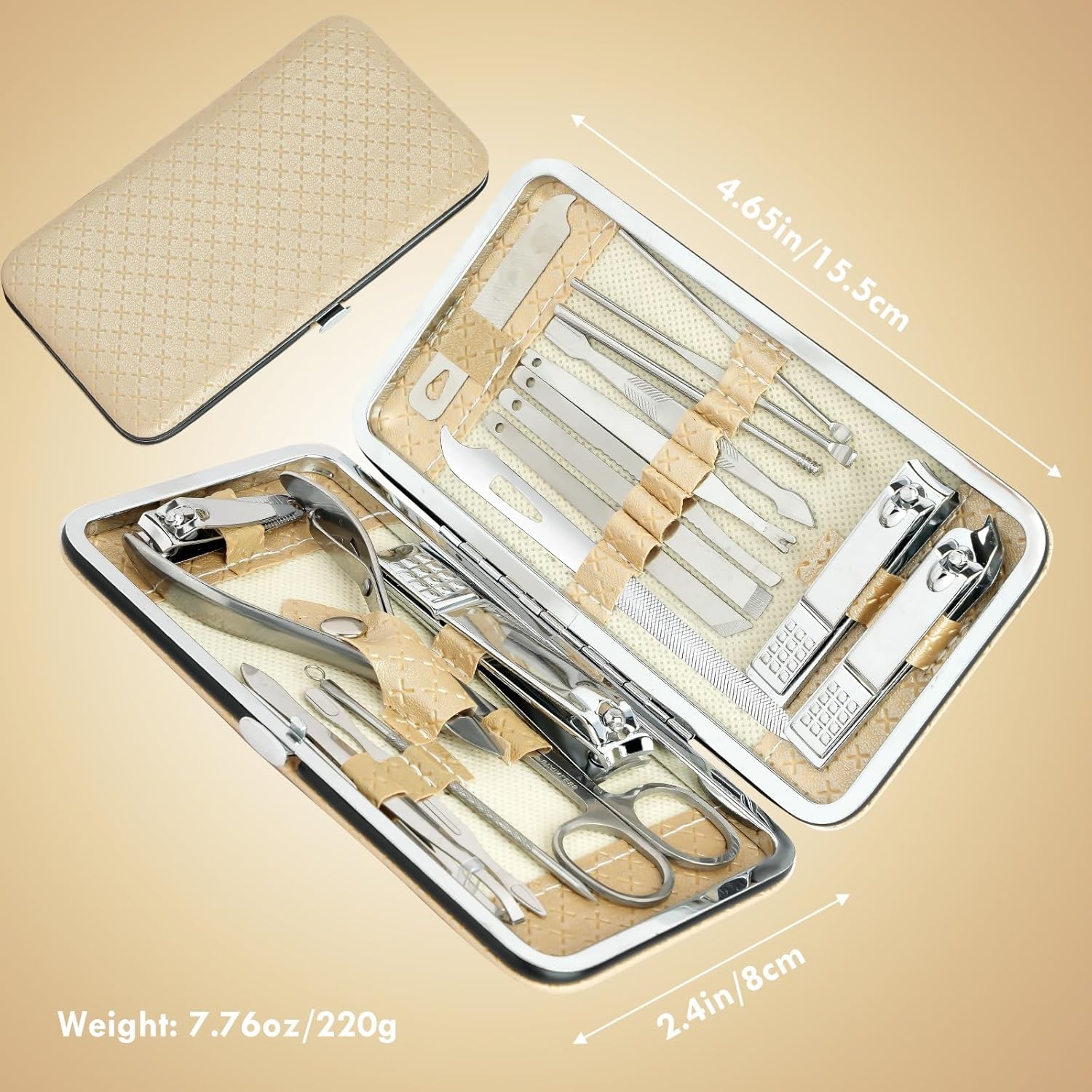 طقم مانيكير 19 في 1، أدوات تقل - مراجعة Mens Grooming Kit Gift Set وسعره