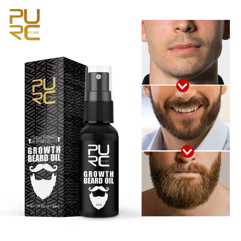زيت نمو اللحية PURC للرجال مغذ - مراجعة Mens Grooming Treatment وسعره