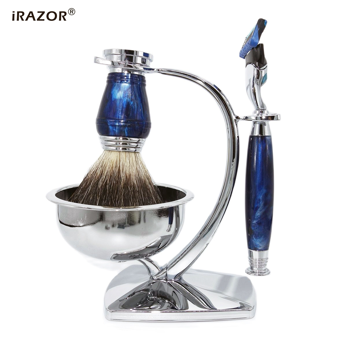 طقم حلاقة فاخر للرجال من iRAZO - مراجعة Mens Grooming Kit Gift Set وسعره