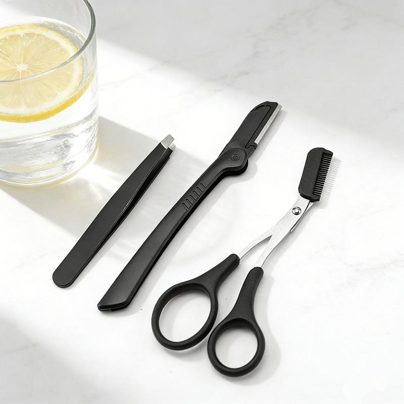 طقم تجميل الحواجب من الفولاذ ا - مراجعة Men'S Grooming Makeup وسعره