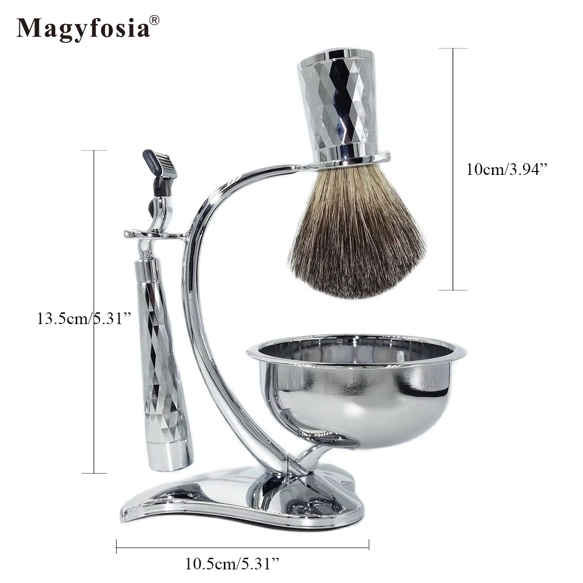 Magyfosia جديد لامعة وميض الرج - مراجعة Mens Grooming Kit Gift Set وسعره