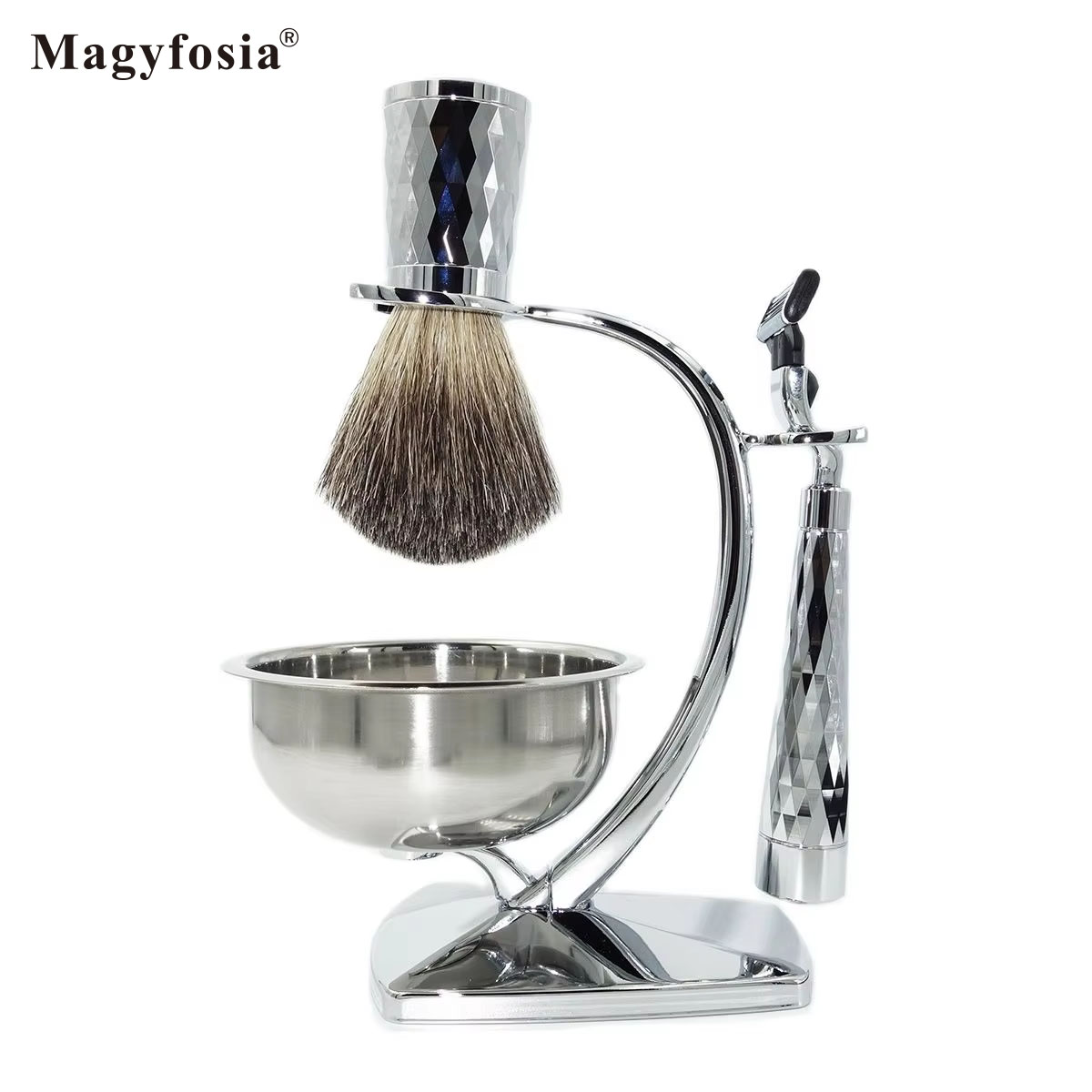 Magyfosia جديد لامعة وميض الرج - مراجعة Mens Grooming Kit Gift Set وسعره