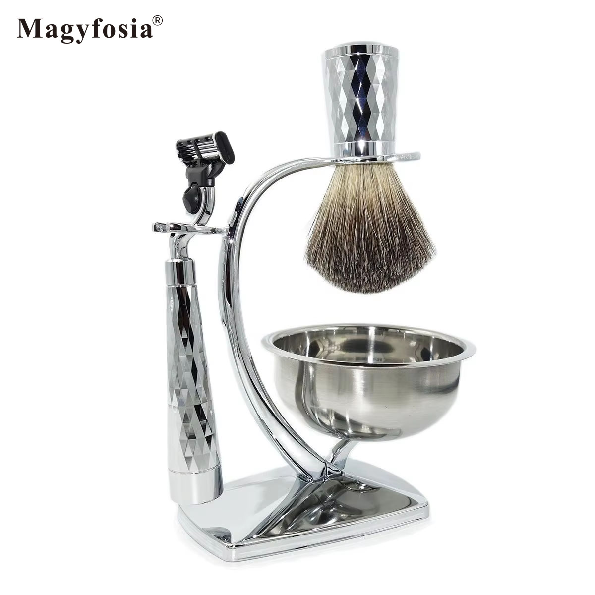 Magyfosia جديد لامعة وميض الرج - مراجعة Mens Grooming Kit Gift Set وسعره