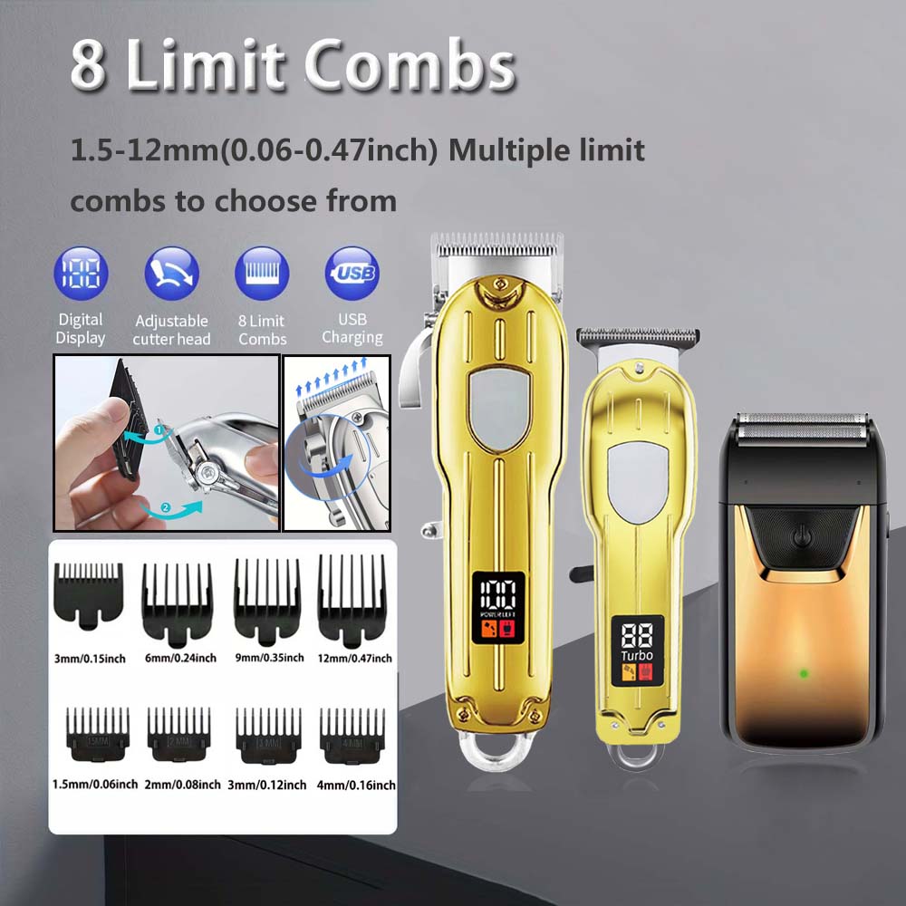 مجموعة ماكينة حلاقة احترافية 3 - مراجعة Mens Grooming Kit Gift Set وسعره
